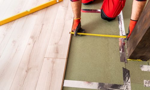 parquet laminado entre habiatciones